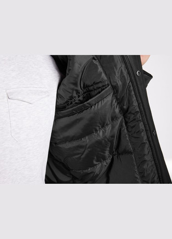 Чорна демісезонна куртка-парка водовідштовхувальна та вітрозахисна для чоловіка bionic-finish® eco 446108 чорний куртка-лайнер Livergy