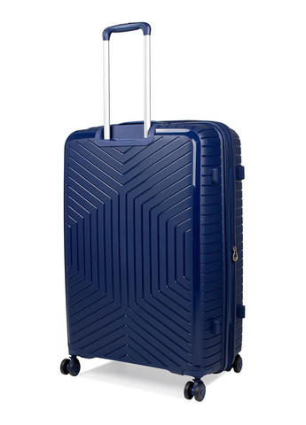 Валіза велика L поліпропілен синя 77х53х32(+5)см/133л/4.4кг/ Snowball (324801940)