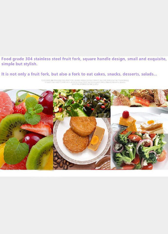 Десертні вилки та кавові ложки Easycomf з нержавіючої сталі набір 12 придметів No Brand (300657565)