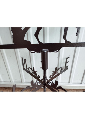 Флюгер на будинок Мисливець №2, флюгер на дах з металу 3 мм. No Brand (368896742)