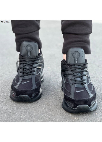 Чорні Осінні кросівки чоловічі nike air total black найк аір макс No Brand
