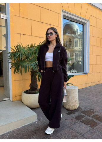 Костюм (кофта, брюки), цвет Коричневый Fashion (362415473)