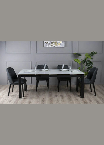 Стол раскладной Ларс 1200/1700x800x750 белый Prestol (352267748)