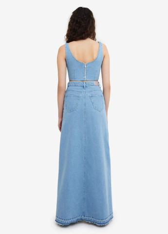 Спідниця з молнією Match Denim Zip-Front Denim Skirt (347643565)