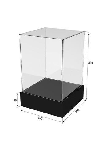 Коробка с подставкой 200х200х300 Ekostar (368307074)