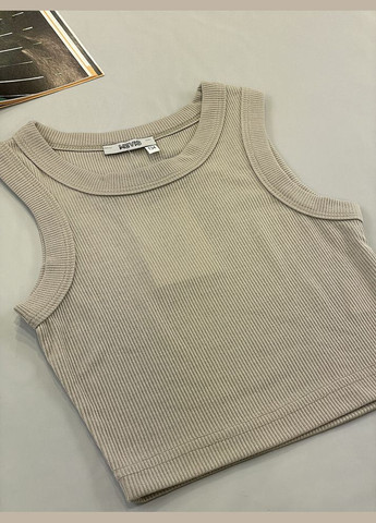 Сіра літня кроп-топ для дівчинки Mevis