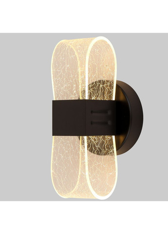 Настінний світильник/бра з тріснутим малюнком на акрилі 8W (96-W6079(B) BK) No Brand (370070622)