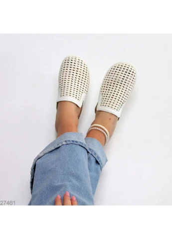 Белые белые сабо No Brand