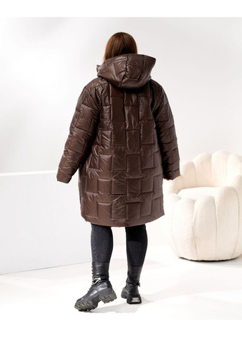 Коричнева демісезонна куртка жіноча KaraMix