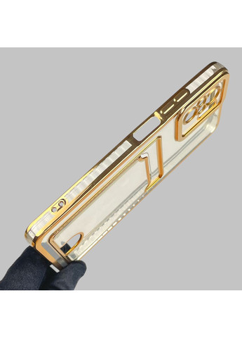 Чехол для Redmi Note 10S с золотой окантовкой с карманом для карт на сяоми редми нот 10с золотой Xiaomi (366020517)