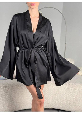 💋 Шовковий міні-халат – твій ритуал краси та домашньої розкоші! Розмірна сітка в описі Vione (367076240)