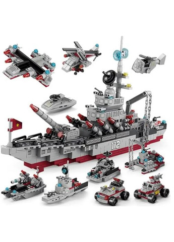 Конструктор LEGO Військовий корабель. 8 у 1. STOK (292313336)