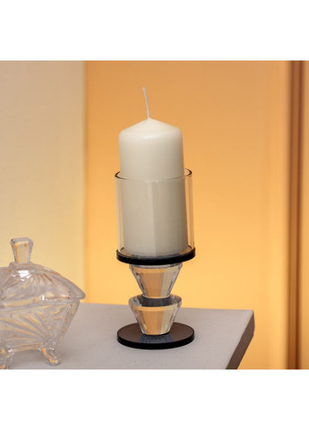 Подсвечник стеклянный 6×13 см на одну свечу подсвечник бокал на ножке декоративный HP-4-20M Yiwu (369142858)