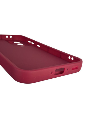 Чехол силиконовый Soft Touch с 3D принтом женским для Galaxy A56 (SM-A566B) бордовый (Полная защита камеры) Samsung (373670742)