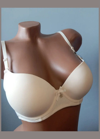 Бежевий бюстгальтер чашка в (2) пуш-ап FNNISS з кісточками