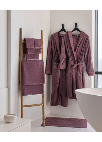 Рушник Magma, 70х140см HYGG смужка бордовий