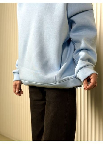 Худые женское,, One size, трикотаж на флисе, голубой Kraya (366293796)