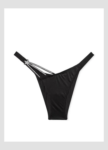 Жіночі трусики Starstruck Shine Brazilian чорні Victoria's Secret (322840759)