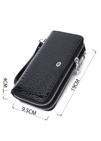 Жіночий шкіряний гаманець 19х9,5х4 см st leather (315868606)