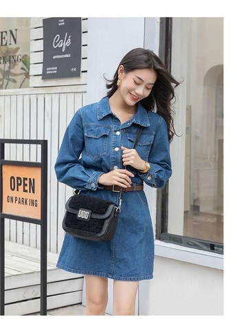 Стильна сумка УГГ чорна сумка, стильна сумочка UGG (366890472)