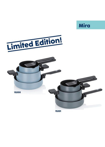 Набір посуду Mira 5 предметів Димчасто-блакитний (15200) Kela (372458316)