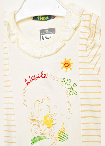 Чоловічок дитячий для дівчинки молочного кольору Let's Shop (340403251)