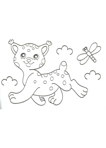 Водна розмальовка. Дикі тварини РАНОК (370057976)