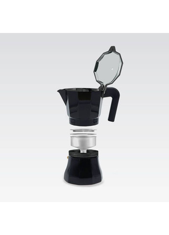 Кавоварка гейзерна MR-1658-3 150 мл 3 чашки чорна Maestro (361398526)
