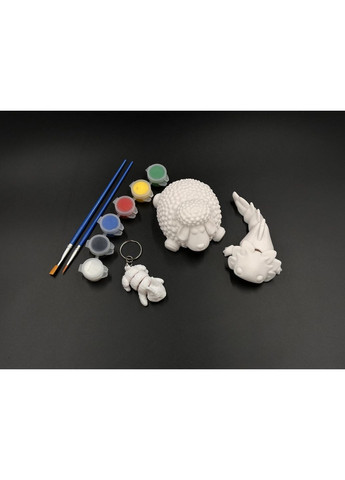 Набір фігурок 3шт "Розфарбуй та грай світ барвистий відкривай!" (PV-105) HM furnitura (365248639)