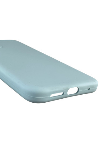 Чехол для Redmi Note 11S силиконовый с микрофиброй нескользящий на сяоми редми нот 11с голубой Xiaomi (366386446)