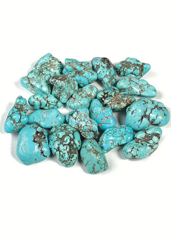 Оброблений камінь Бірюзи 1 шт, розмір каменя 10-12 мм No Brand (305395390)