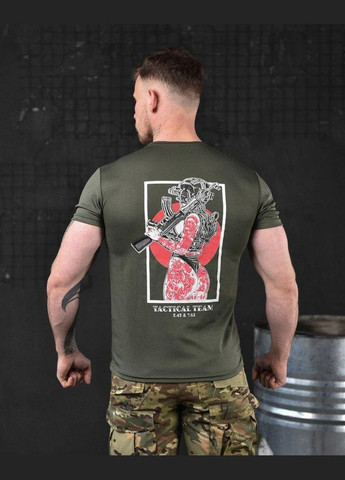 Тактическая потоотводящая футболка Odin dzen олива M No Brand (292144703)
