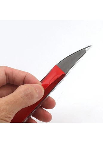 Эмблема крыла AMG для 2шт 148х18мм красные (металл) Mercedes-Benz (369609894)