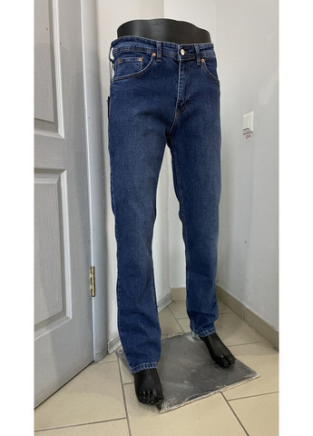 Джинси 501 чоловіч прямі стрейч великі розміри 42 сині Levi's (350349437)