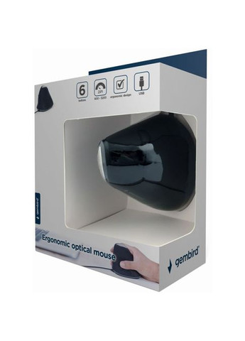 Миша Gembird MUS-ERGO-03 USB Black (268143163)