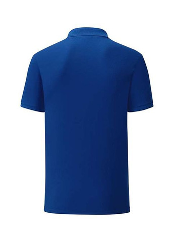 Темно-синяя футболка мужская поло iconic polo (0630440cbm) с коротким рукавом Fruit of the Loom