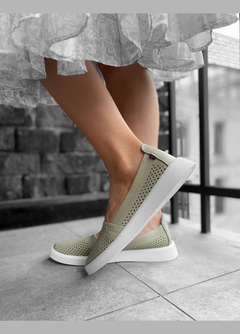 Оливковые мокасины Vakko