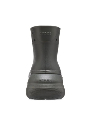 Темно-зеленые резиновые сапоги crush boot black 207946-001 Crocs