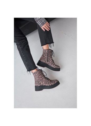 Черевики Весна/Осінь на байці Леопард Натуральний нубук р. (astra711) Vm-Villomi (306453490)