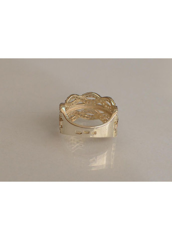 Серебряная кольца с золотыми вставками Silver Style (367112005)