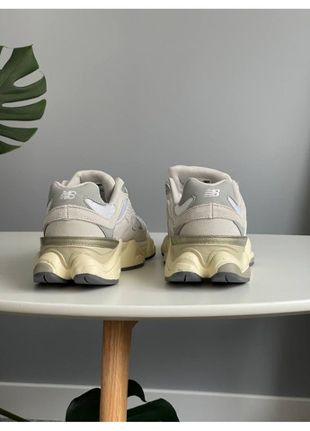 Серые демисезонные кроссовки мужские и женские new balance 9060 sea salt | нью беланс 9060 серые No Brand