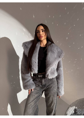 Женская укороченная шуба с объемными рукавами MonCher (370865013)