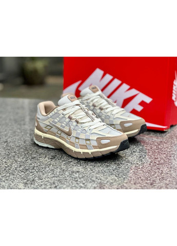 Белые демисезонные кроссовки мужские nike p-6000 beige white найк п-6000 No Brand