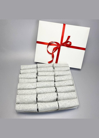 Сірі набір жіночих коротких шкарпеток на 24 пари 36-40 р в коробці із стрічкою літо Vakko (307714985)