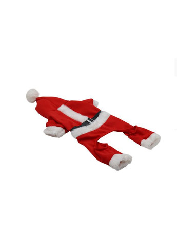 Новогодний костюм для котов и кошек Pet Style "Дед Мороз" Красный L No Brand - (323236379)