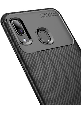 Чехол-накладка TPU Carbon Fiber 1,5mm Case Samsung Galaxy A20/A30 Black Toto (301783279)