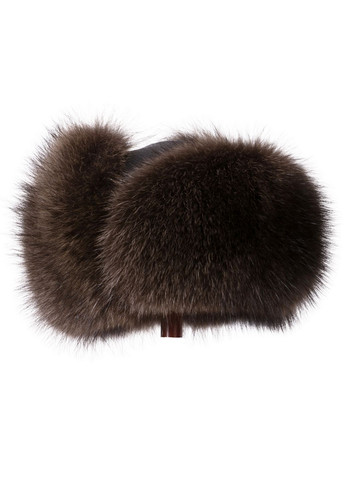 Меховая шапка ушанка из натурального меха енота и натуральной кожи Меховой Стиль Ушанка (356676089)