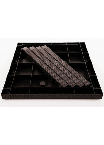 Стол KING 79x79х72 коричневый Progarden (321969212)