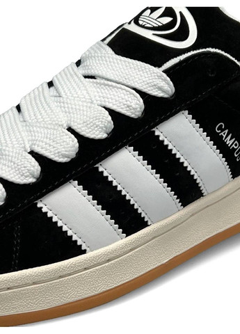 Чорні Осінні кросівки чоловічі, вьетнам adidas Campus 00s Black Gum