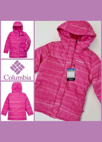 Рожева зимня куртка зимова для дівчаток Columbia Alpine Free Fall ll